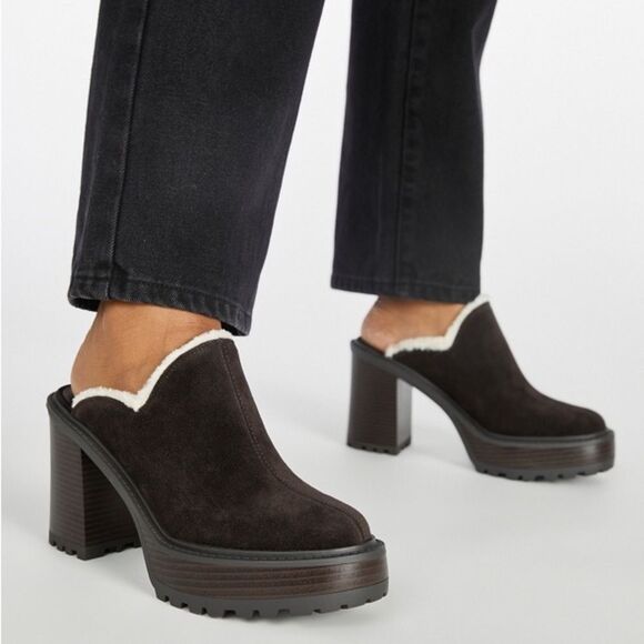 JF • Alec coffee block heel mule - Picture 5 of 5